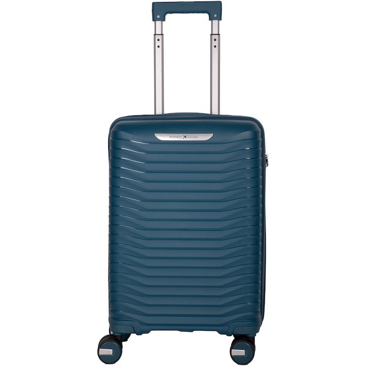 Reducere  RESIGILAT: Troler Business Holiday Express, cifru, 66 cm, albastru