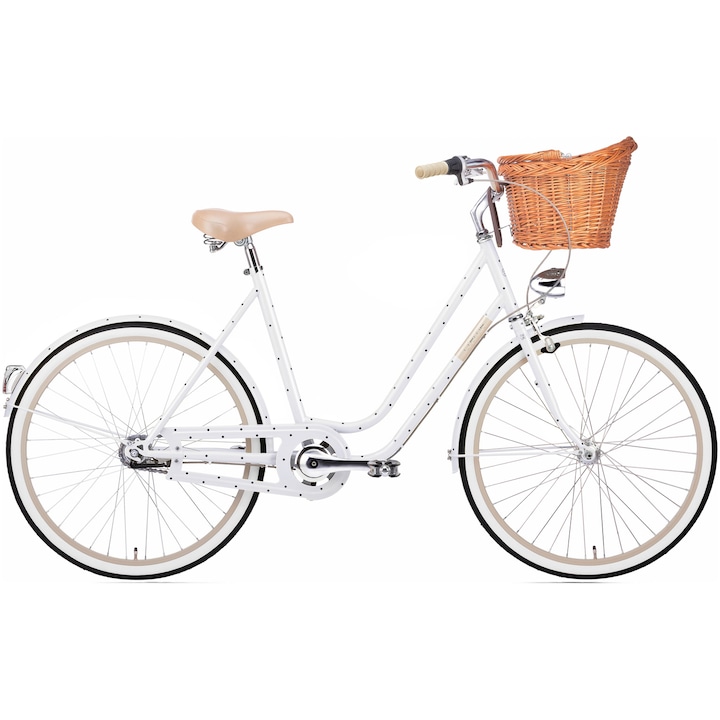 Reducere  RESIGILAT: Bicicleta Crème City Cycles Molly, Ivory Chic, M/L 52cm