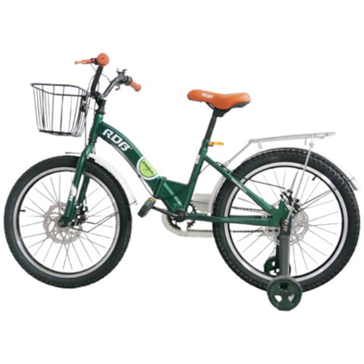 Reducere  RESIGILAT: Bicicleta copii pliabila RDB Pescarusul, 20 inch, verde