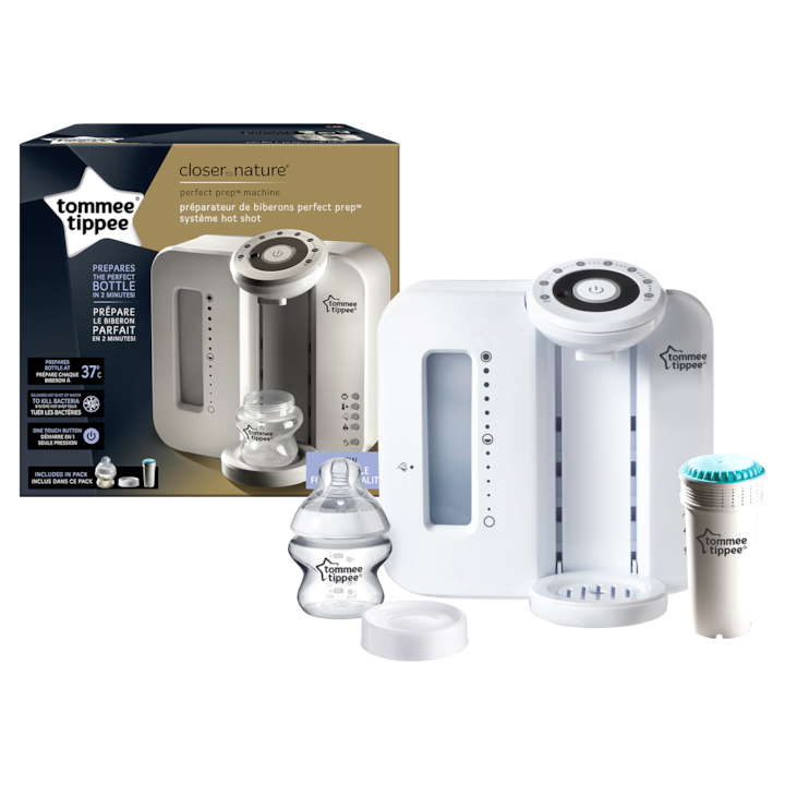 Reducere  RESIGILAT: Aparat pentru pregatirea formulei de lapte praf Tommee Tippee Perfect Prep, Alb