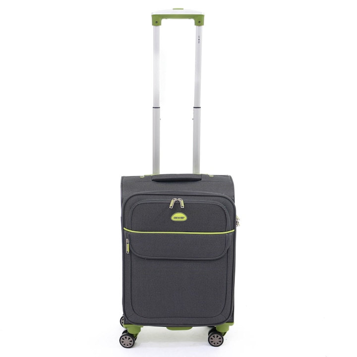 Reducere  RESIGILAT: Troler Lamonza Superlight 55x37x22 cm, 2.1 kg, gri / verde