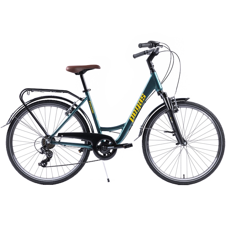 Reducere  RESIGILAT: Bicicleta Pegas Comoda 26 inch, Verde Pin