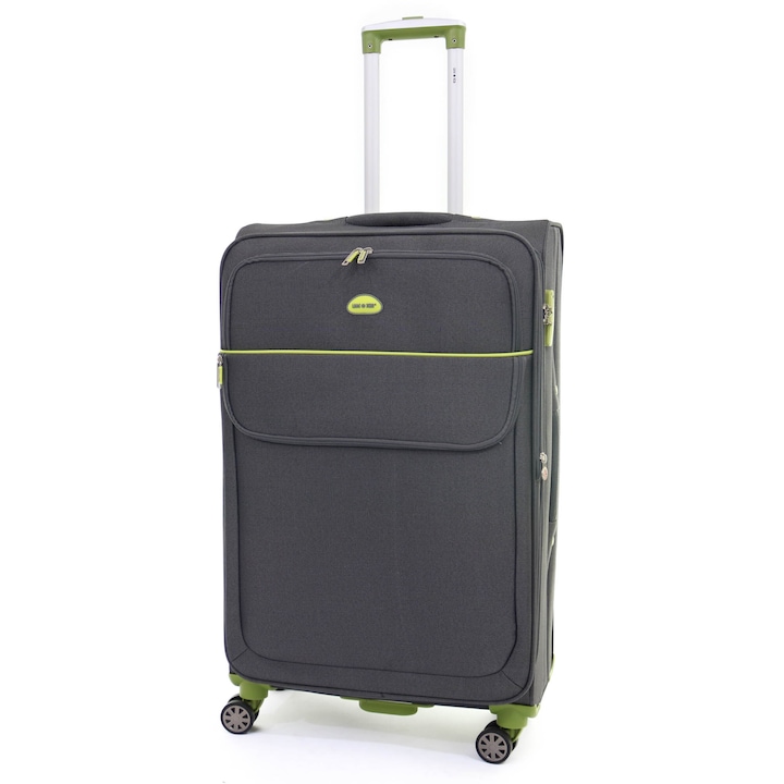 Reducere  RESIGILAT: Troler Lamonza Superlight, 78X47x29 cm, 3.6 kg, extensibil 30%, gri / verde