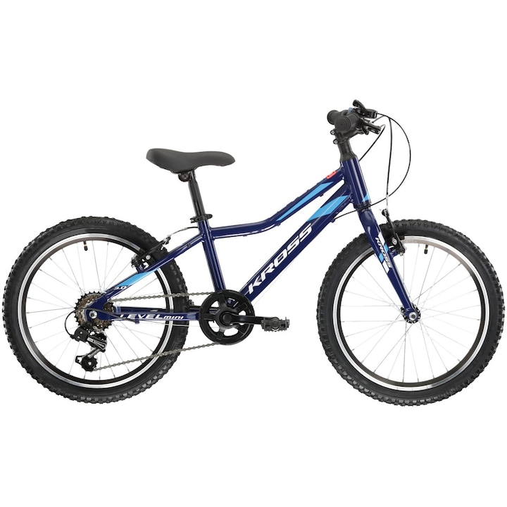 Reducere  RESIGILAT: Bicicleta KROSS Level Mini 3.0 Light M, 20 inch, navy blue