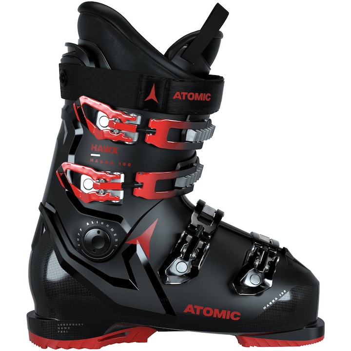 Reducere  RESIGILAT: Clapari ski Atomic HAWX MAGNA R100 GW, marime 42/43-mondo 27X, negru/rosu