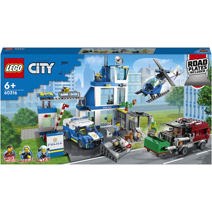 Reducere  RESIGILAT: LEGO® City – Sectie de politie 60316, 668 piese