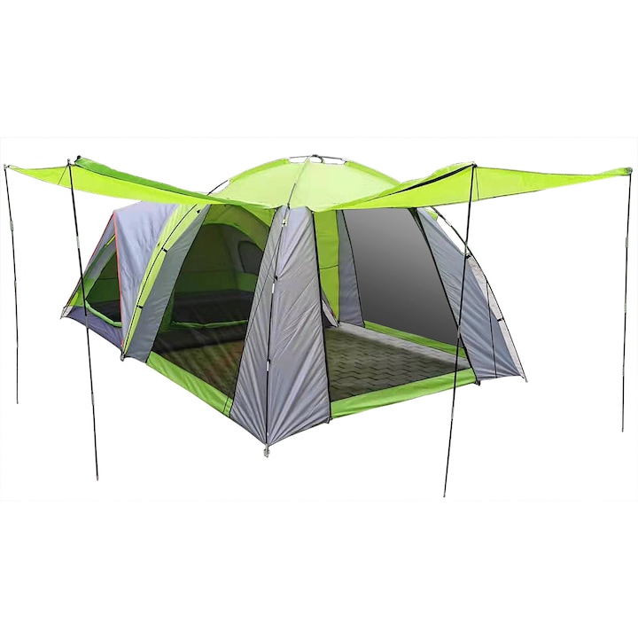 Reducere  RESIGILAT: Cort cu 1 dormitor si 1 camera de zi, Leisure, 480x260x165/185cm, verde