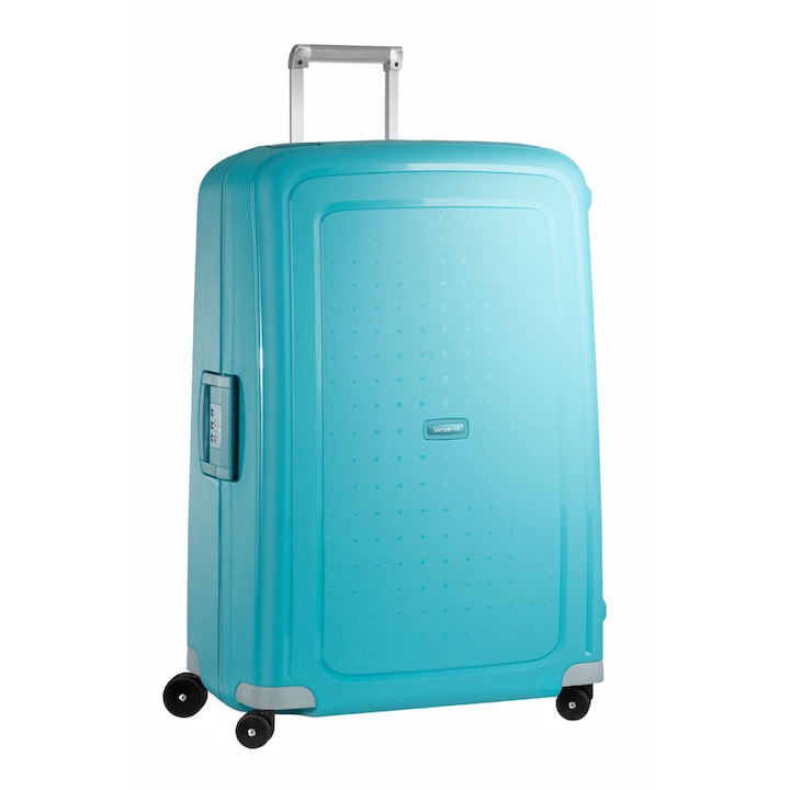 Reducere  RESIGILAT: Troler Samsonite S’Cure Spinner, 81x55x35cm, aqua blue