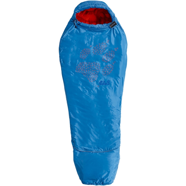 Reducere  RESIGILAT: Sac de dormit Jack Wolfskin Grow Up Kids pentru copii, Brilliant Blue, Left