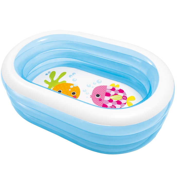 Reducere  RESIGILAT: Piscina gonflabila Intex – My sea friends, 163 x 107 x 46 cm