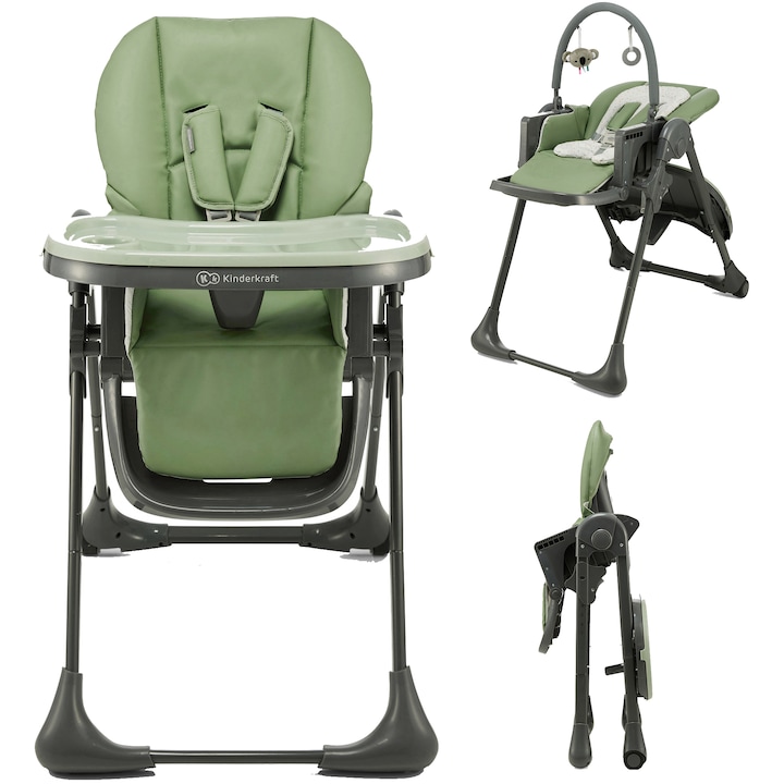 Reducere  RESIGILAT: Scaun de masa, Kinderkraft Tummie, green