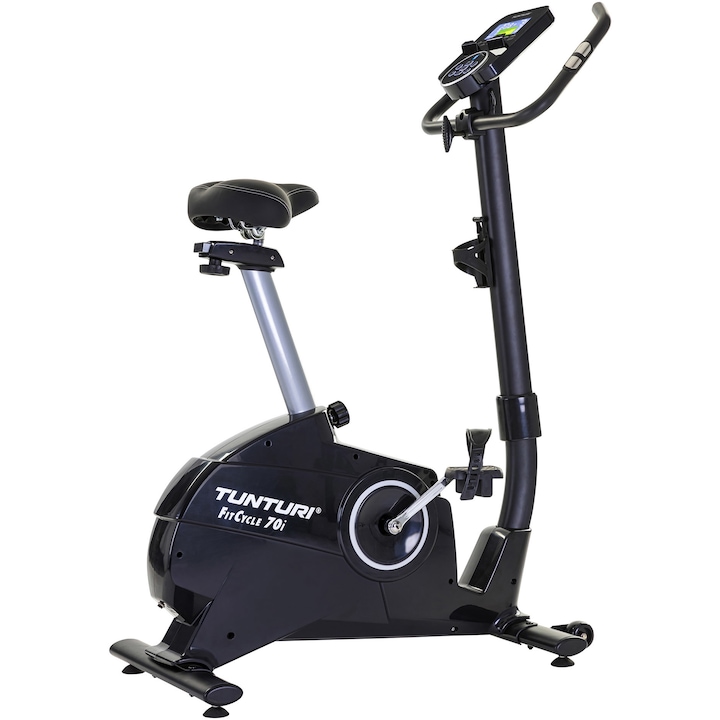 Reducere  RESIGILAT: Bicicleta fitness Tunturi FitCycle 70i, ergometru, Bluetooth+APP, 102x50x145 cm, sarcina maxima 150 kg