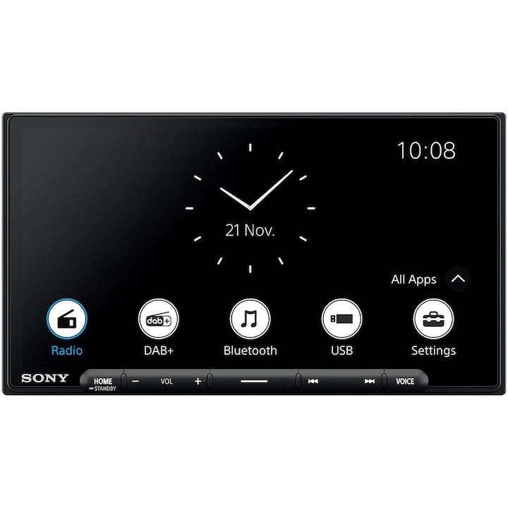 Reducere  RESIGILAT: Multimedia Player auto Sony XAV-AX6050, Ecran touchscreen 6.95 inch, Android Auto, Apple CarPlay, Amplificator, 4 x 55W, EXTRA BASS, USB Type-C, Micro HDMI, Negru