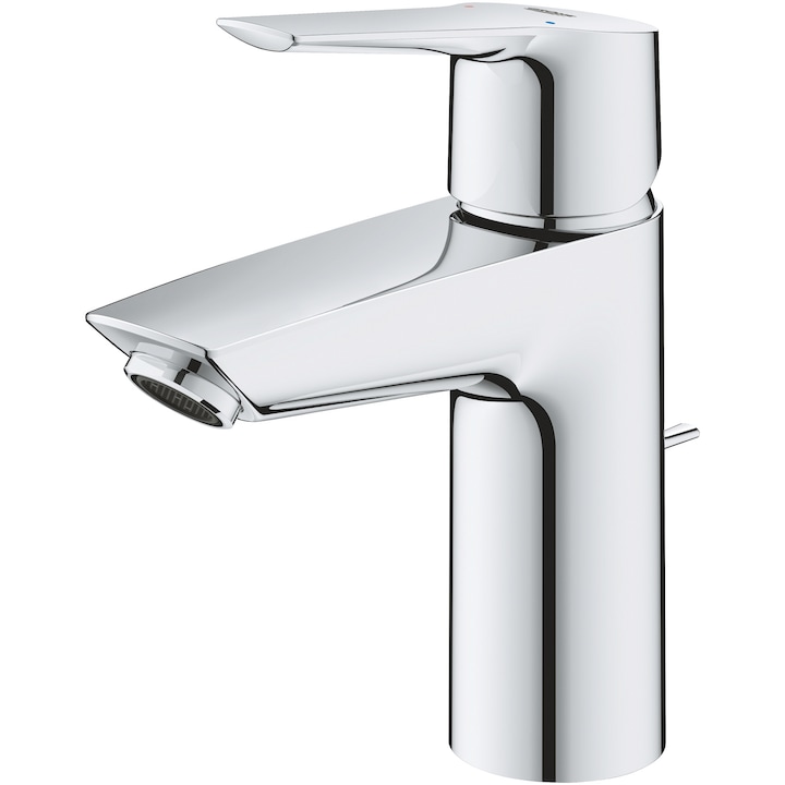 Reducere  RESIGILAT: Baterie lavoar Grohe Start 24209002, 3/8”, marimea S, monocomanda, cartus ceramic, evacuare cu tija, Crom