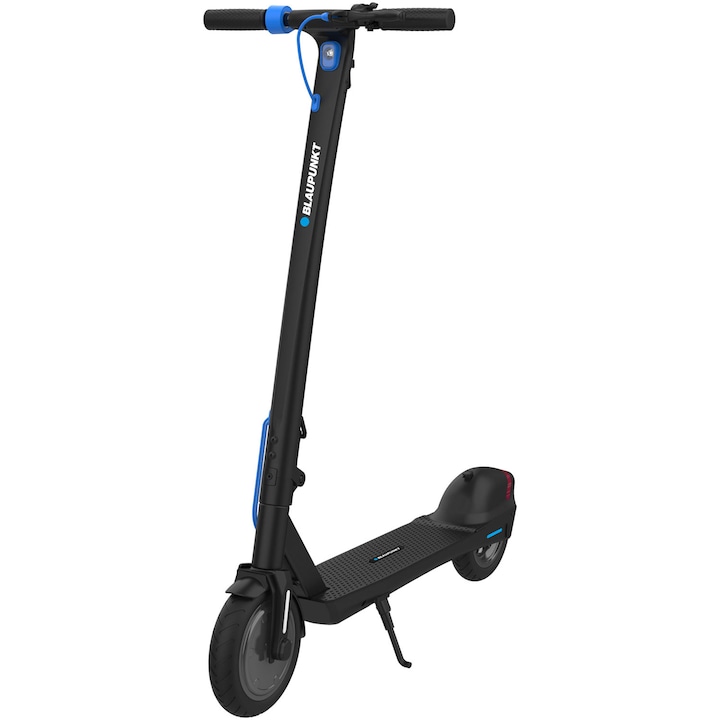 Reducere  RESIGILAT: Trotineta electrica Blaupunkt ESC608, viteza max. 25 km/h (3 viteze), autonomie max. 20 km, pliabila, motor 250W, cruise control, roti 8.5 inch cu camera, negru