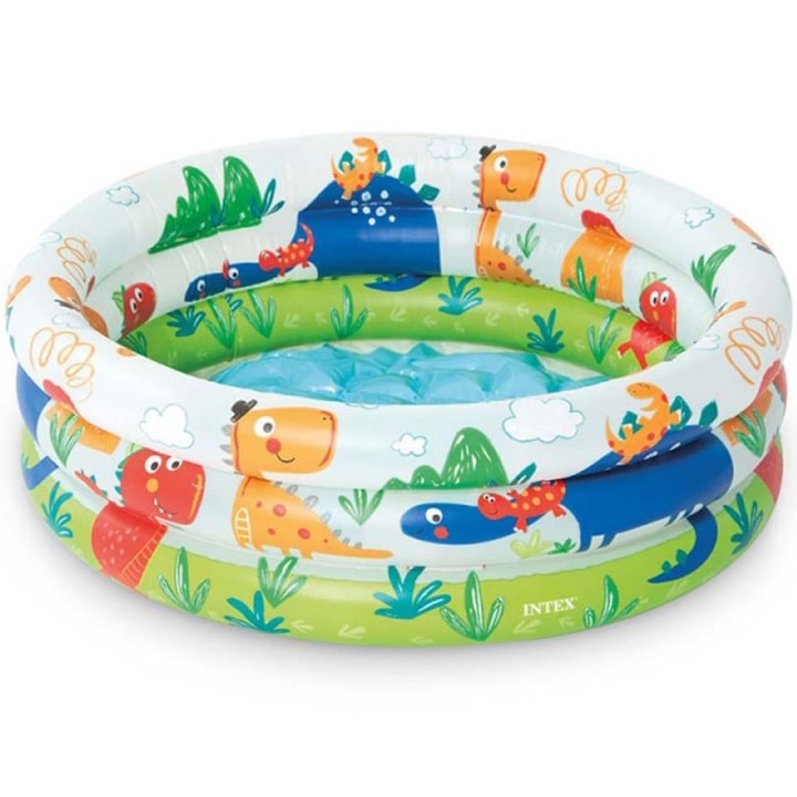 Reducere  RESIGILAT: Piscina pentru Bebelusi cu Dinozauri 61x22cm – Intex