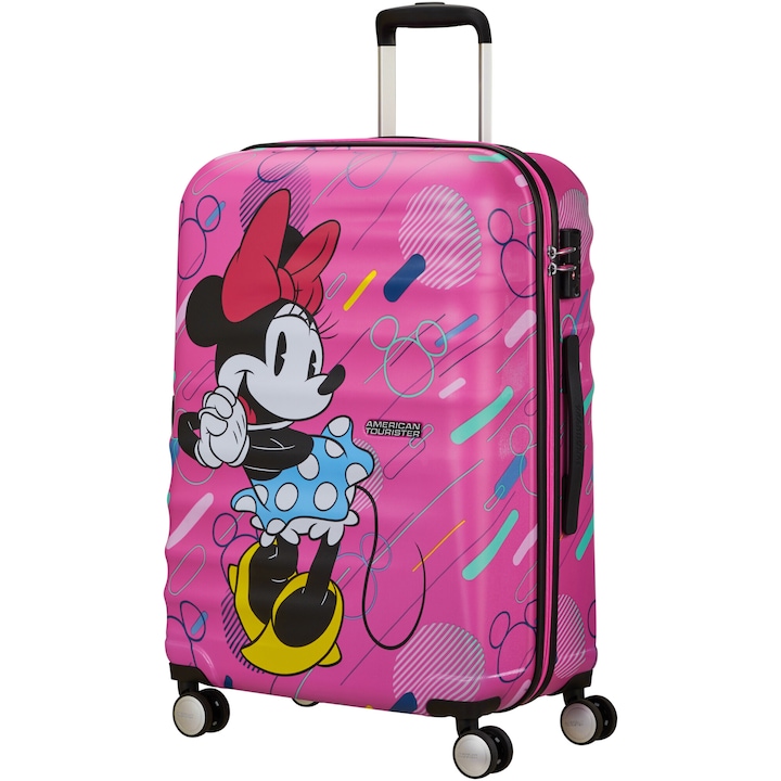 Reducere  RESIGILAT: Troler American Tourister Disney Wavebreaker Minnie Future Pop, 67x47x26cm