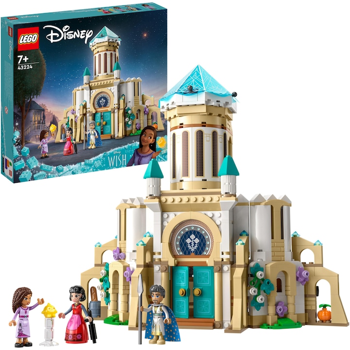 Reducere  RESIGILAT: LEGO® Disney – Castelul regelui Magnifico 43224, 613 piese