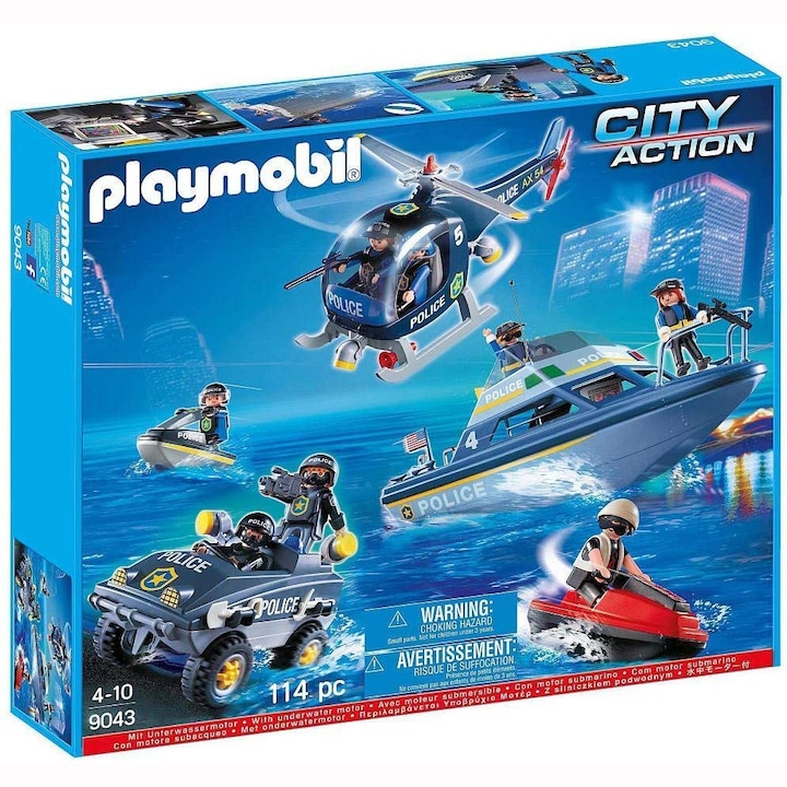 Reducere  RESIGILAT: Playmobil City Action – Vechicule de politie