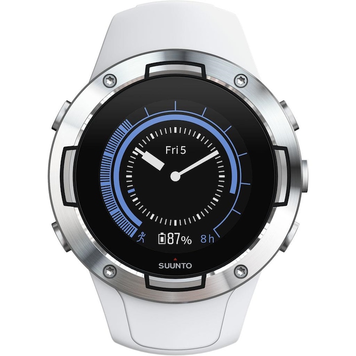 Reducere  RESIGILAT: Ceas sport Suunto 5 G1, unisex, alb