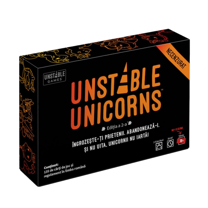 Reducere  RESIGILAT: Joc Unstable Unicorns NSFW, limba romana