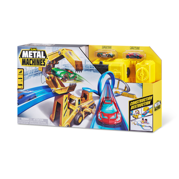 Reducere  RESIGILAT: Set de joaca Metal Machines – Macara Masiva, cu pista