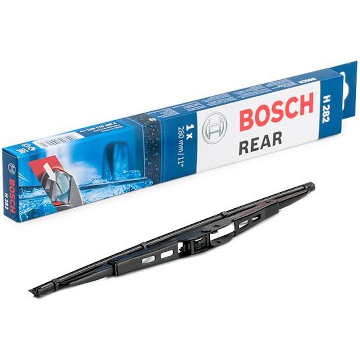 Reducere  RESIGILAT: Stergator luneta Bosch Rear, 28 cm pentru Ford Focus I II C-Max Ecosport Fusion Mondeo III, Toyota Land Cruiser, VW Polo 9N