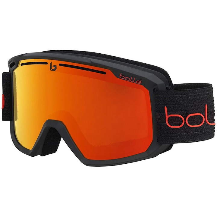 Reducere  RESIGILAT: Ochelari ski Bolle MADDOX, cat.2, negru/rosu