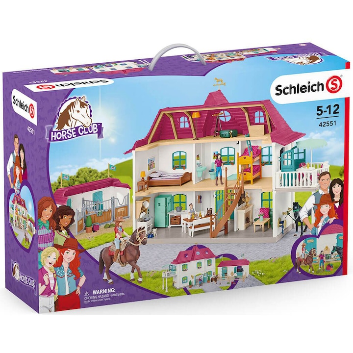 Reducere  RESIGILAT: Set figurine Schleich, Horse Club, Ferma de cai Lakeside