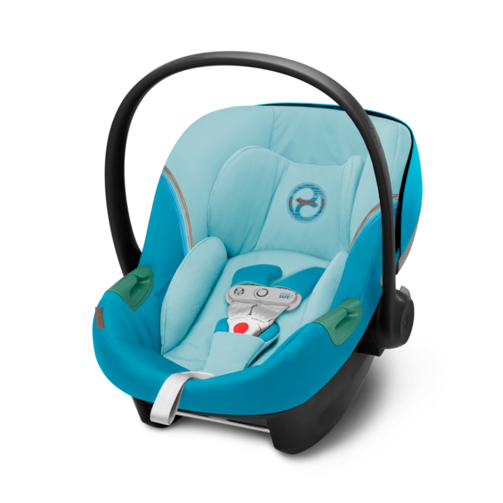 Reducere  RESIGILAT: Scoica auto pentru copii Cybex Gold ATON S2 I-SIZE Beach Blue