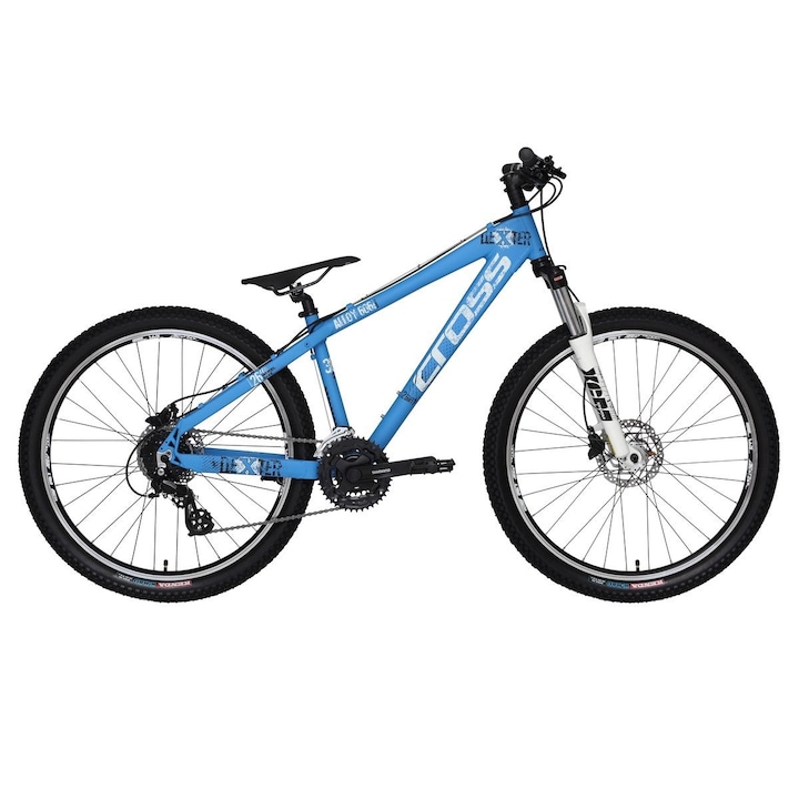 Reducere  RESIGILAT: Bicicleta Cross Dexter HDB 26″ Albastru, 42cm