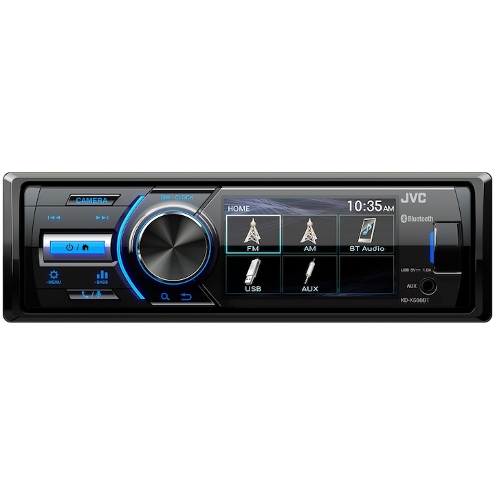 Reducere  RESIGILAT: Radio MP3 auto JVC KD-X560BT, 4x50W, USB, AUX, fara mecanism CD