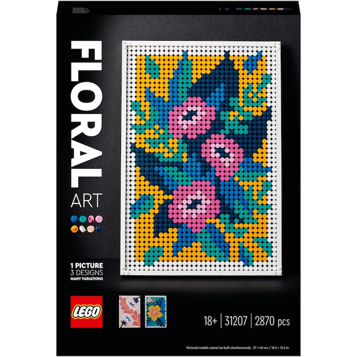 Reducere  RESIGILAT: LEGO® Art – Arta florala 31207, 2870 piese