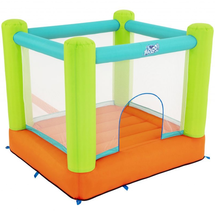 Reducere  RESIGILAT: Centru de joaca gonflabil Bestway, H2OGO! Jump and Soar Bouncer, 1.94m x 1.75m x 1.70m