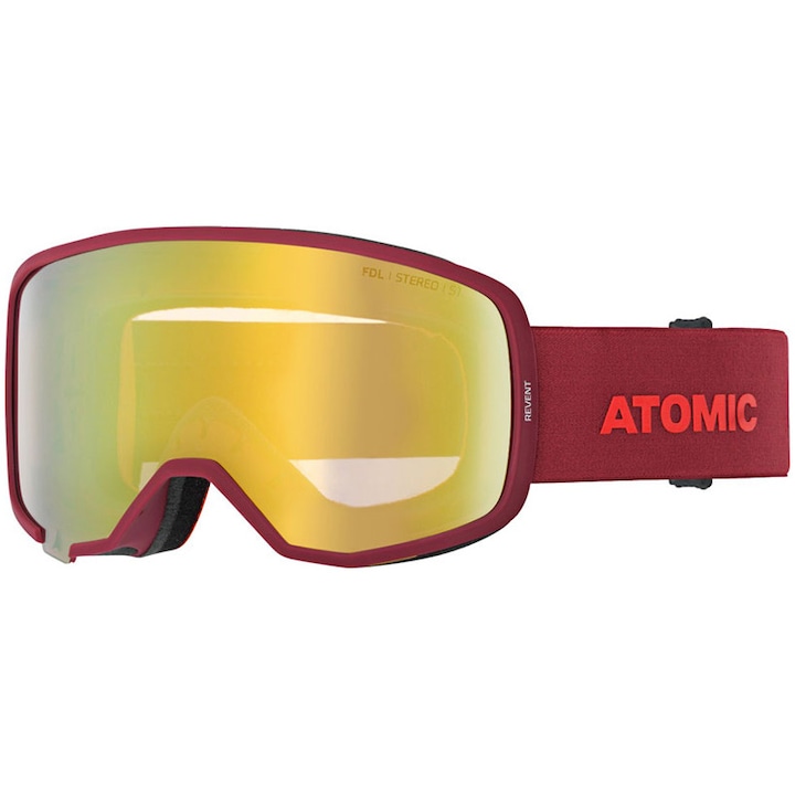 Reducere  RESIGILAT: Ochelari ski Atomic Revent Stereo, Rosu