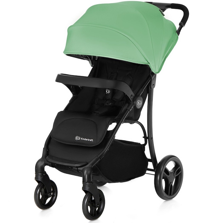 Reducere  RESIGILAT: Carucior sport, ultra compact, Kinderkraft Cruiser, 0-15 kg, green