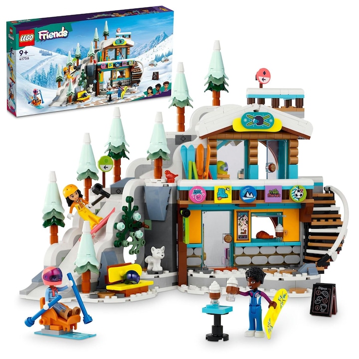 Reducere  RESIGILAT: LEGO® Friends – Partie de schi si cafenea 41756, 980 piese