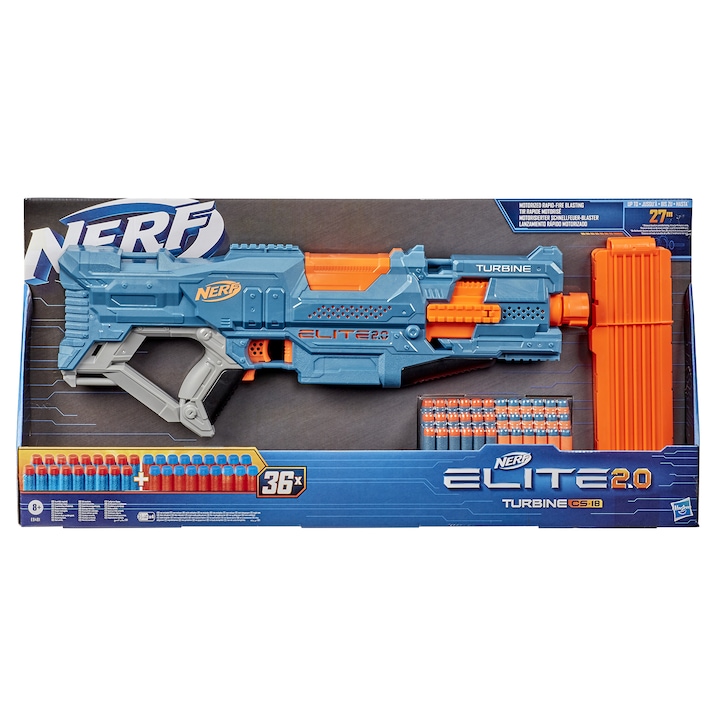 Reducere  RESIGILAT: Blaster Nerf Elite 2.0 – Turbine CS-18