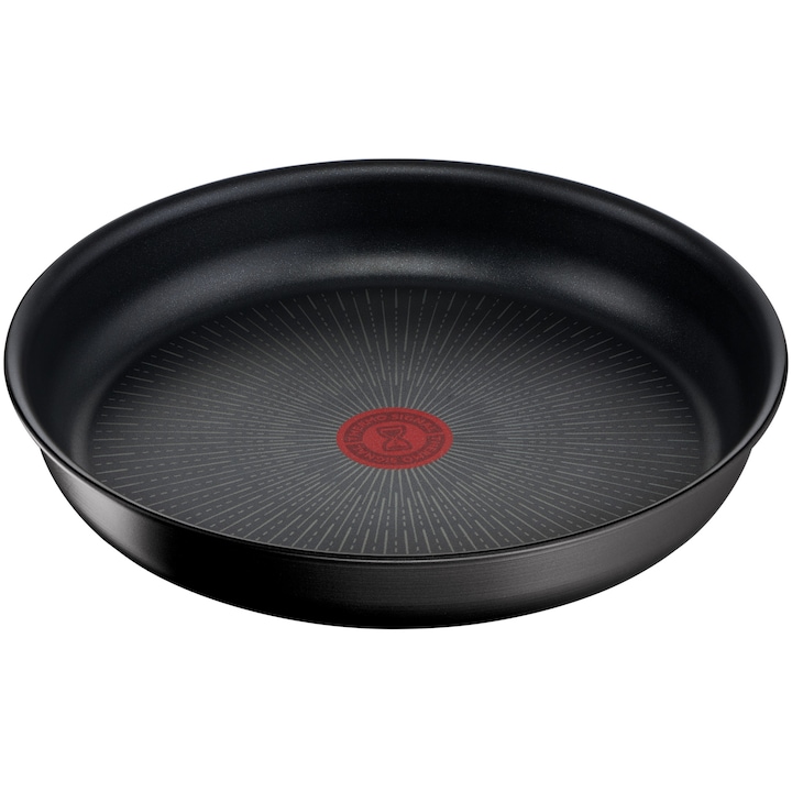 Reducere  RESIGILAT: Tigaie Tefal Ingenio Unlimited, 28 cm, inductie, invelis antiaderent din titan, indicator Thermo-Signal, negru