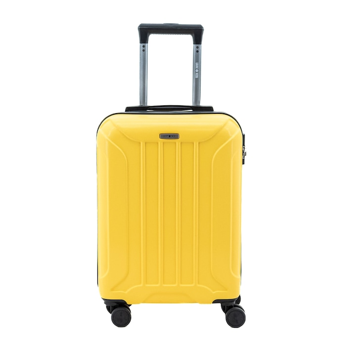 Reducere  RESIGILAT: Troler Lamonza Capri, 4 roti, cifru, 2.9 kg, 55x36x22 CM, galben