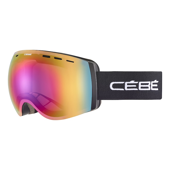 Reducere  RESIGILAT: Ochelari ski Cebe CLOUD, unisex, negru/roz