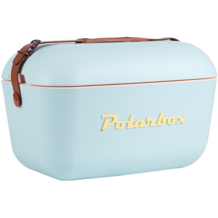 Reducere  RESIGILAT: Lada frigorifica pasiva Polarbox Style Classic, 12 litri, Sky Blue