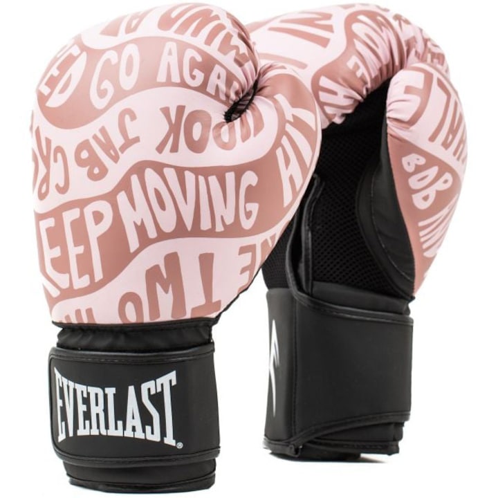 Reducere  RESIGILAT: Manusi box Everlast Spark GL 12 oz, roz/auriu