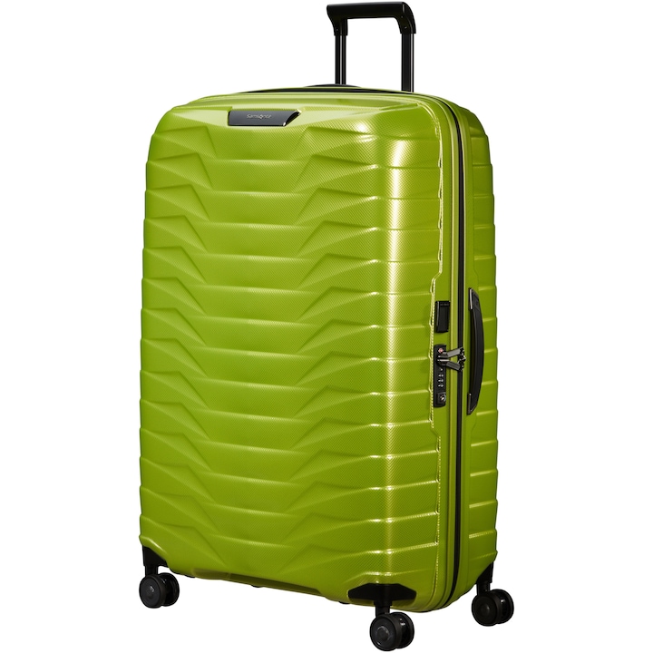 Reducere  RESIGILAT: Troler Samsonite Proxis Spinner, 81x57x32 cm, 125 litri, lime