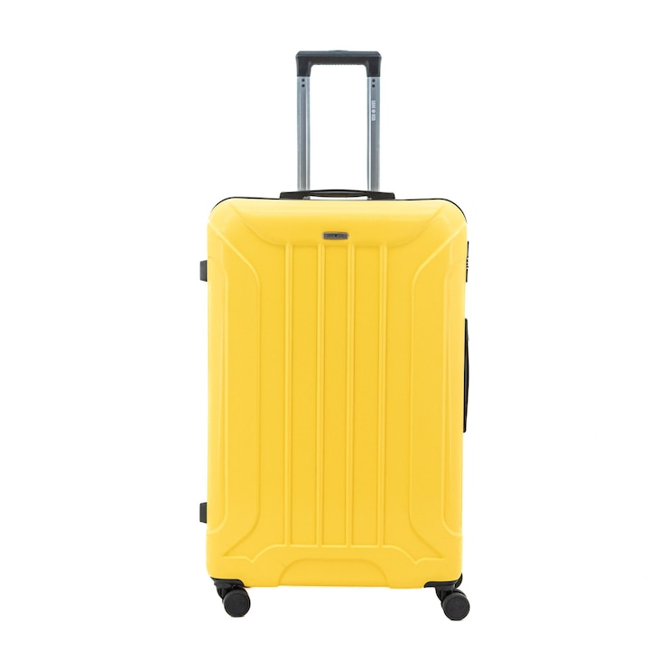 Reducere  RESIGILAT: Troler Lamonza Capri, 4 roti, cifru, 4.4 kg, 78x50x28 CM, galben