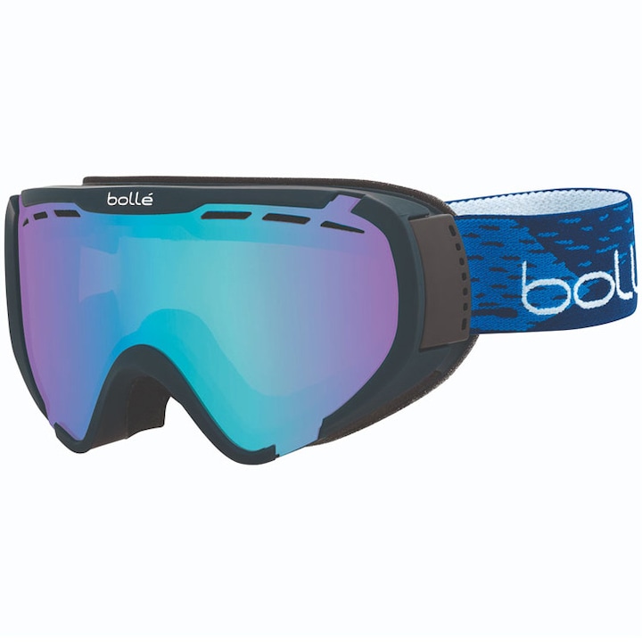 Reducere  RESIGILAT: Ochelari ski Bolle Explorer OTG, marime rama S, 2, copii, negru/albastru