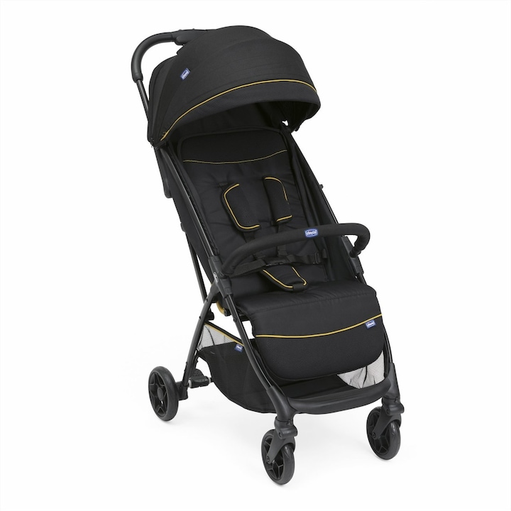 Reducere  RESIGILAT: Carucior sport pentru bebelusi Chicco Glee Uneven Black, 0 luni+, negru