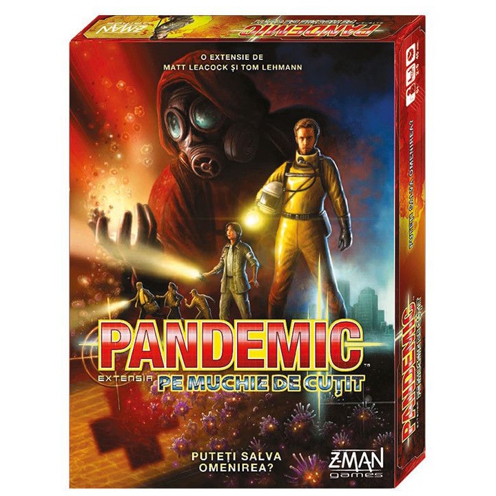 Reducere  RESIGILAT: Joc Asmodee – Pandemic, Pe muchie de cutit, extensie