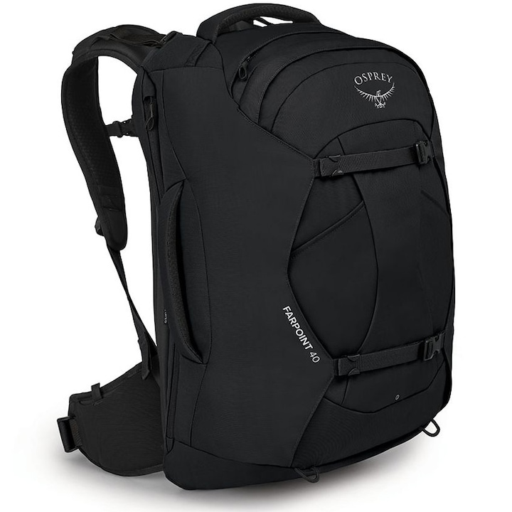 Reducere  RESIGILAT: Rucsac de calatorie Osprey Farpoint, 40L, negru