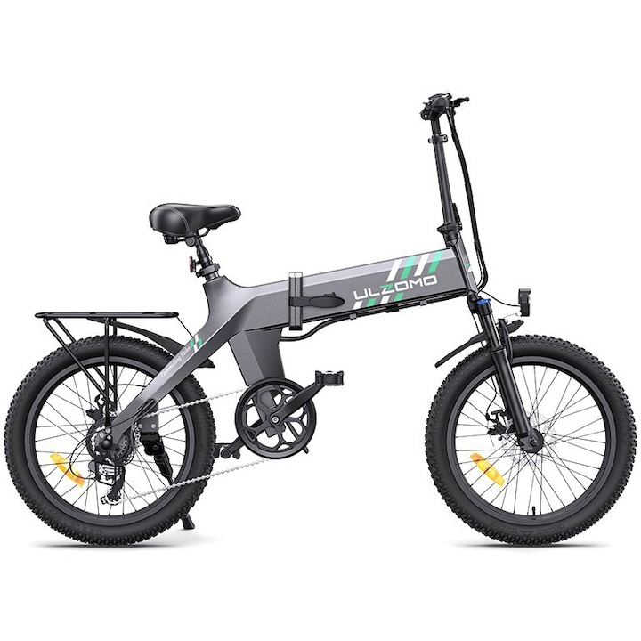 Reducere  RESIGILAT: Bicicleta electrica pliabila Ulzomo Ridge 20 E-bike, Gri